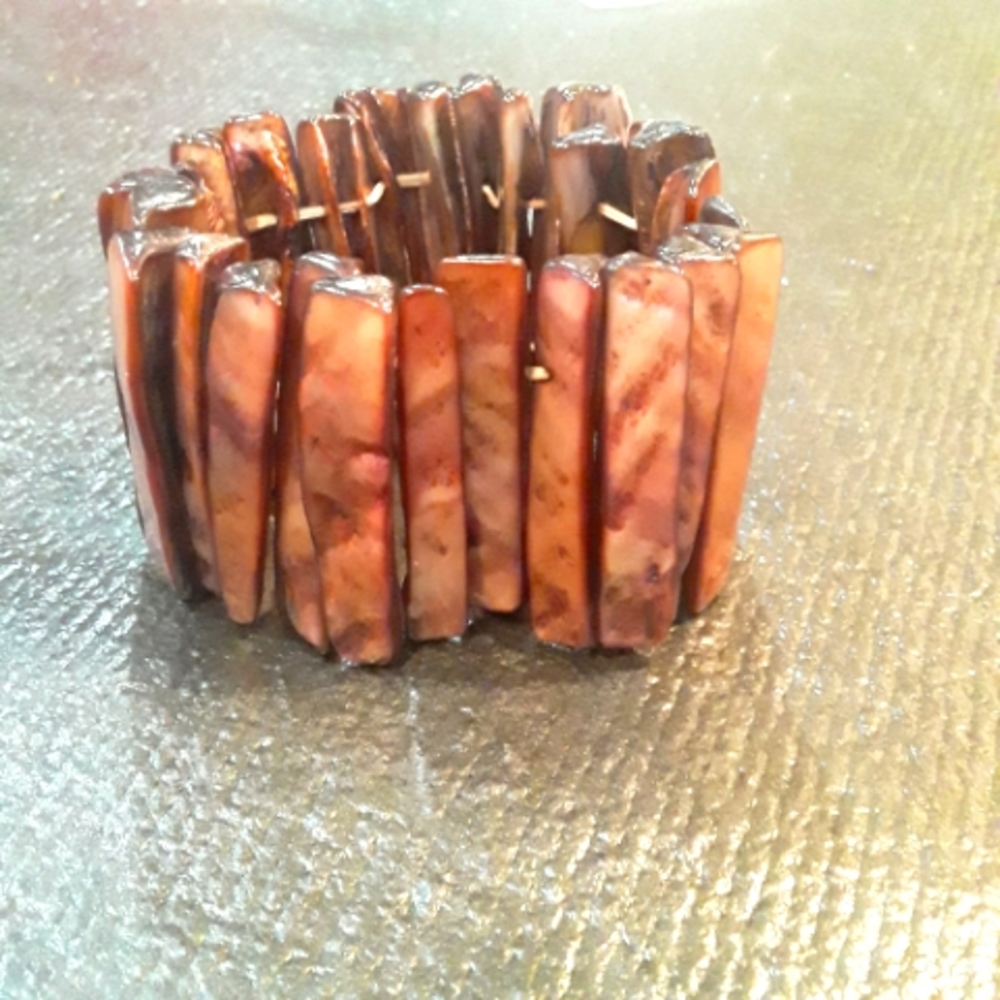 Abalone stretch bracelet